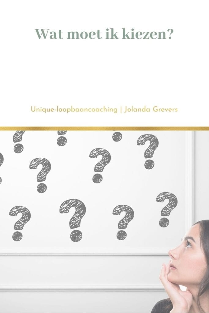 Loopbaankeuze |Wat moet ik kiezen? | Unique-loopbaancoaching twijfel bij het maken van een loopbaankeuze | Wat moet ik op mijn brood doen? | Unique-loopbaancoaching