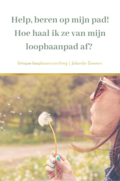 Help, beren op mijn pad! Hoe haal ik ze van mijn loopbaanpad af? | Uniqie-loopbaancoaching Help, beren op mijn pad! Hoe haal ik ze van mijn loopbaanpad af? | Uniqie-loopbaancoaching