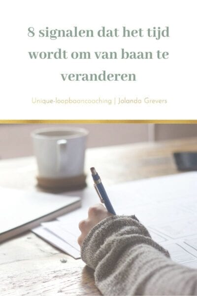 8 signalen dat het tijd wordt om van baan te veranderen 8 signalen dat het tijd wordt om van baan te veranderen