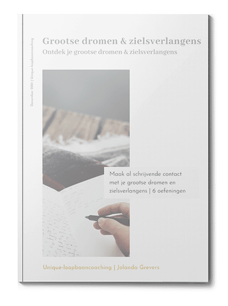 Grootse dromen en zielsverlangens 3 Grootse dromen en zielsverlangens 3